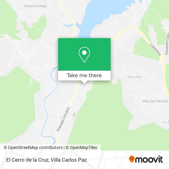 El Cerro de la Cruz map