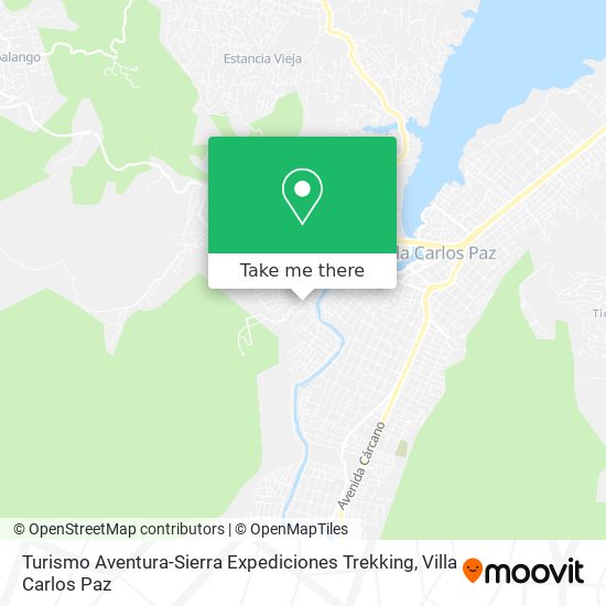 Mapa de Turismo Aventura-Sierra Expediciones Trekking