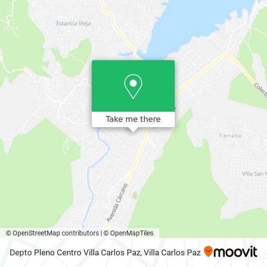 Depto Pleno Centro Villa Carlos Paz map