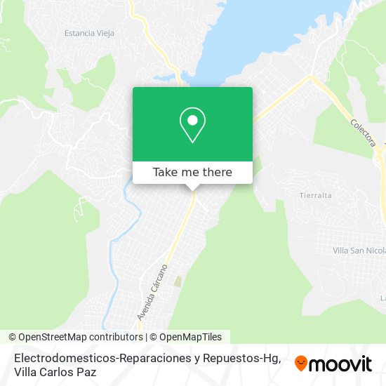 Mapa de Electrodomesticos-Reparaciones y Repuestos-Hg