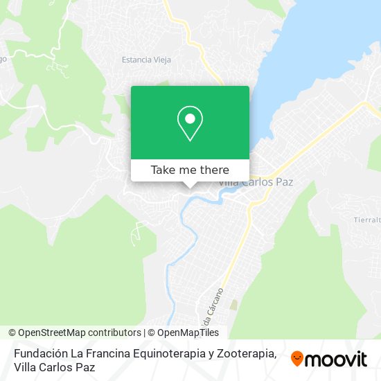 Fundación La Francina Equinoterapia y Zooterapia map