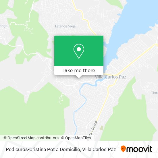 Mapa de Pedicuros-Cristina Pot a Domicilio