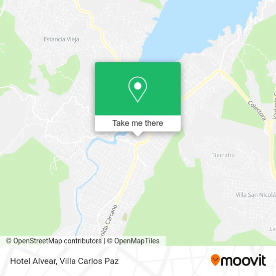 Hotel Alvear map