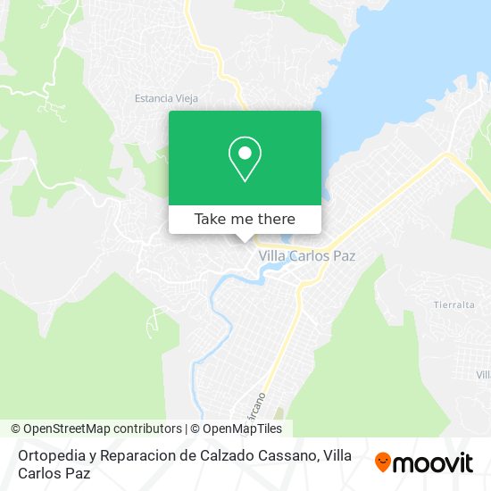 Mapa de Ortopedia y Reparacion de Calzado Cassano