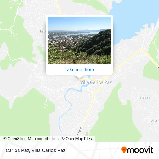 Carlos Paz map
