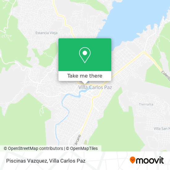 Piscinas Vazquez map