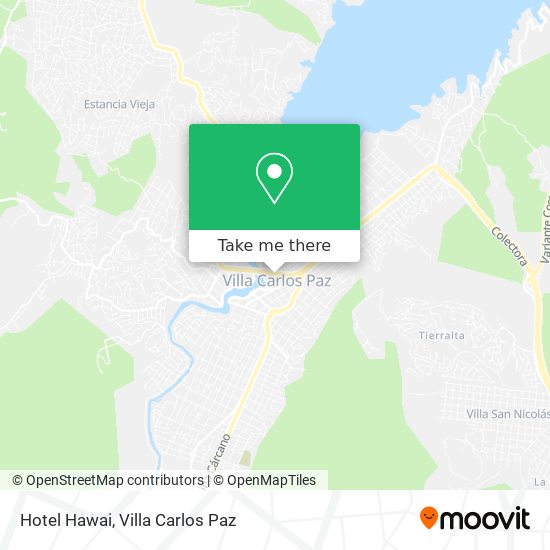 Mapa de Hotel Hawai