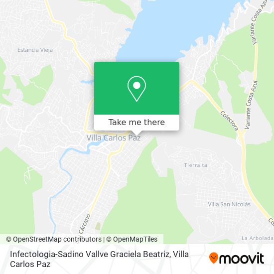 Infectologia-Sadino Vallve Graciela Beatriz map