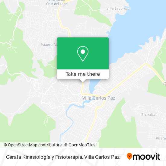 Mapa de Cerafa Kinesiología y Fisioterápia