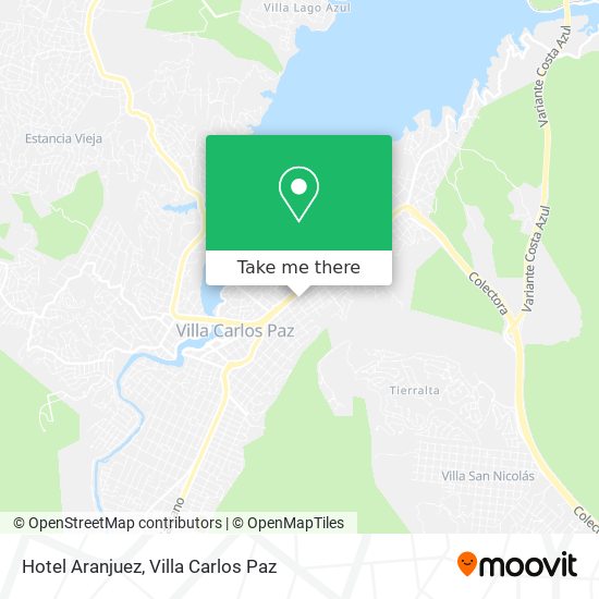 Hotel Aranjuez map