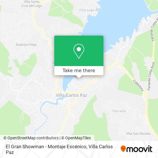 El Gran Showman - Montaje Escénico map