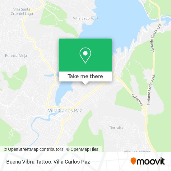 Buena Vibra Tattoo map