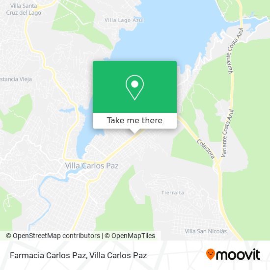 Farmacia Carlos Paz map