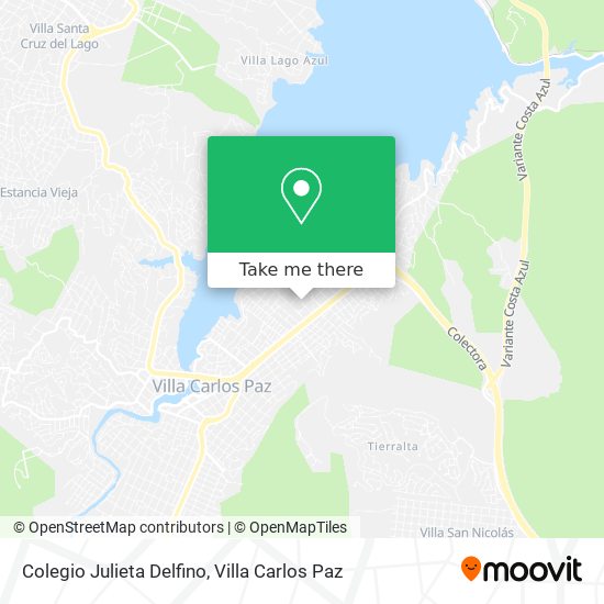 Mapa de Colegio Julieta Delfino