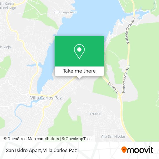 San Isidro Apart map