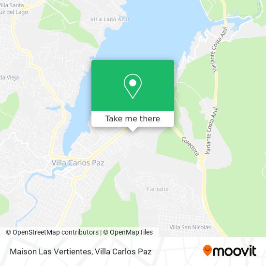 Mapa de Maison Las Vertientes