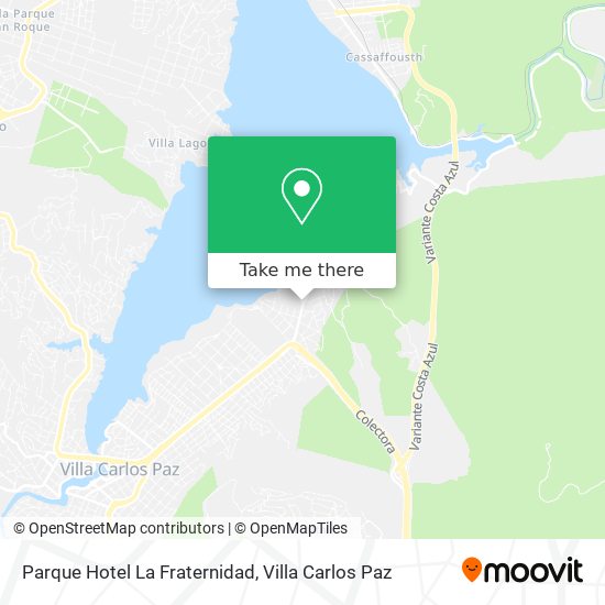 Parque Hotel La Fraternidad map