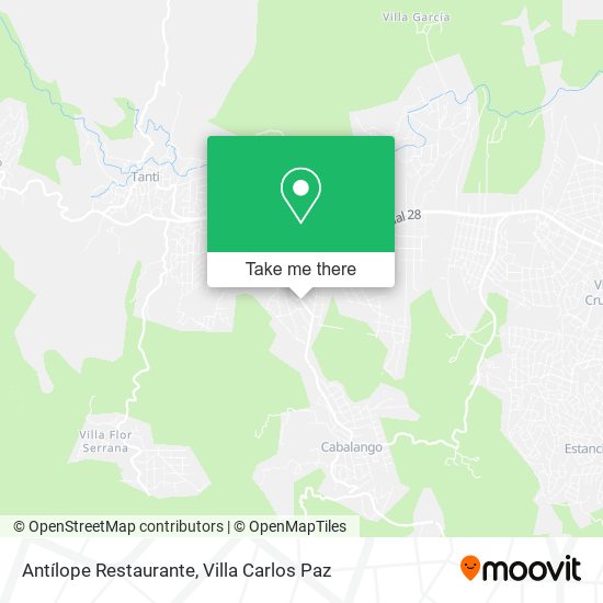Antílope Restaurante map