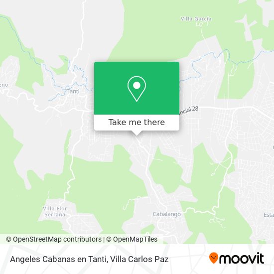 Mapa de Angeles Cabanas en Tanti