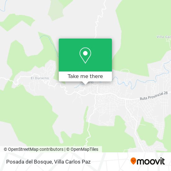 Posada del Bosque map