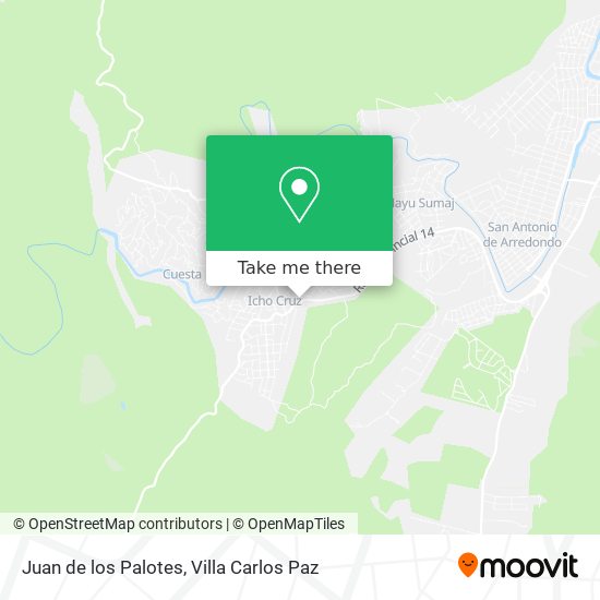 Mapa de Juan de los Palotes