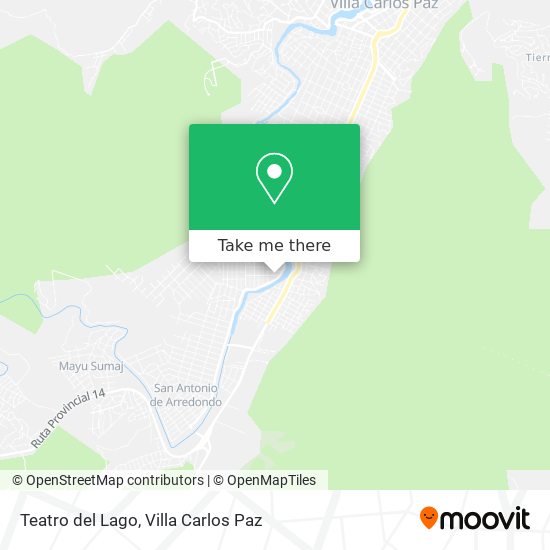 Mapa de Teatro del Lago