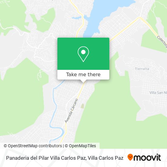 Panaderia del Pilar Villa Carlos Paz map