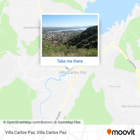 Mapa de Villa Carlos Paz