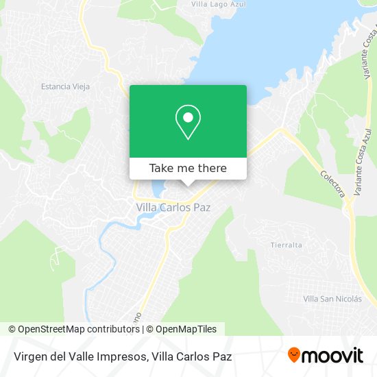 Virgen del Valle Impresos map