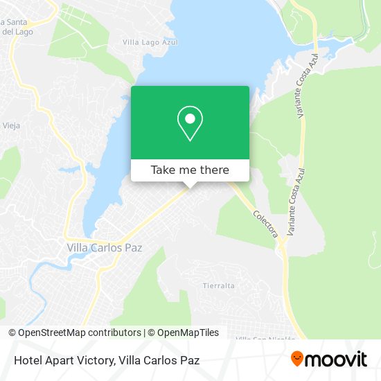 Hotel Apart Victory map