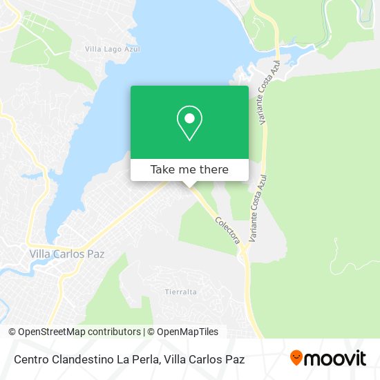 Centro Clandestino La Perla map