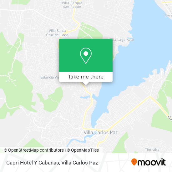 Capri Hotel Y Cabañas map