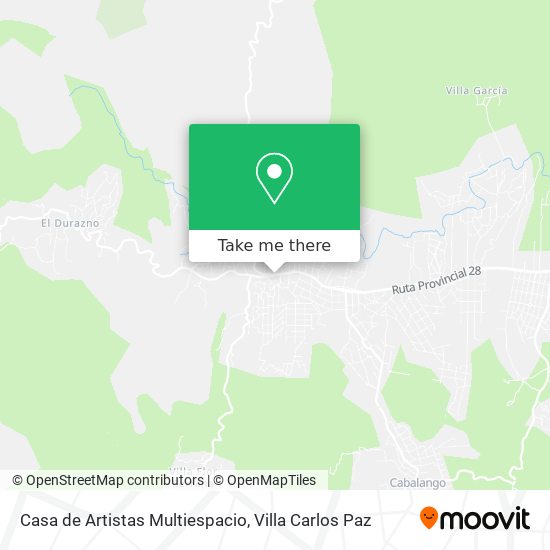 Casa de Artistas Multiespacio map