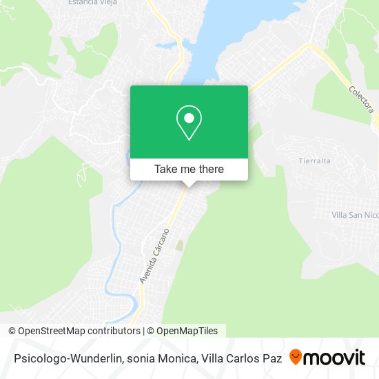 Psicologo-Wunderlin, sonia Monica map
