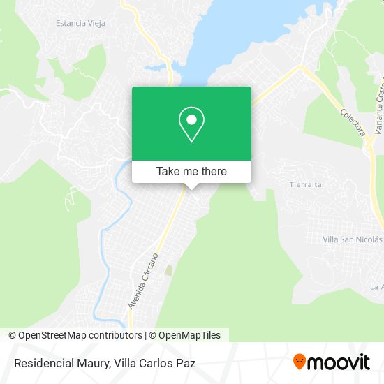 Residencial Maury map