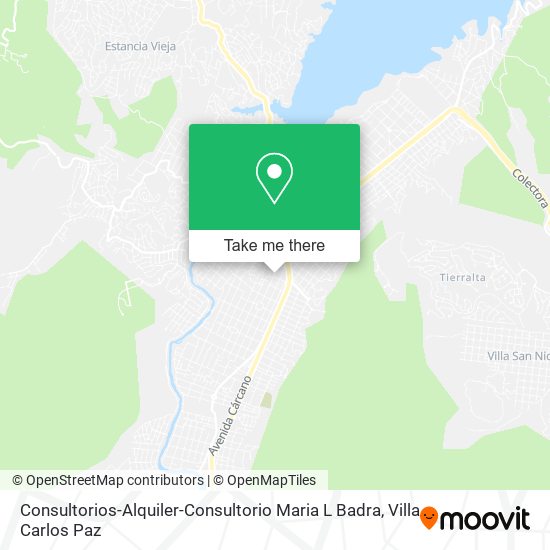Consultorios-Alquiler-Consultorio Maria L Badra map