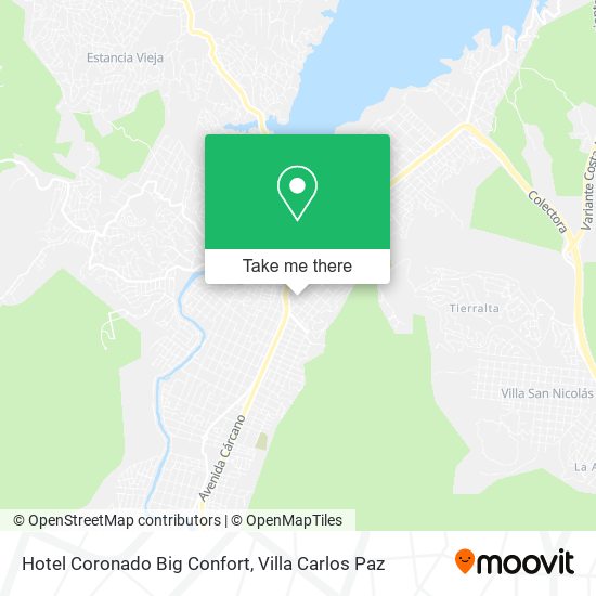 Hotel Coronado Big Confort map