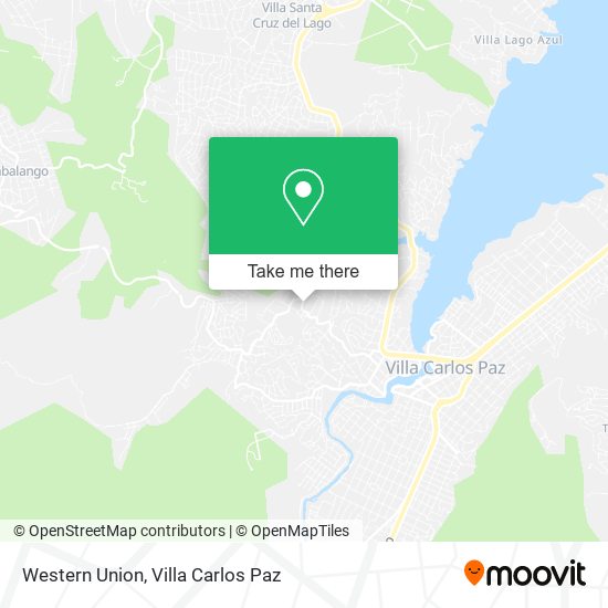 Western Union map