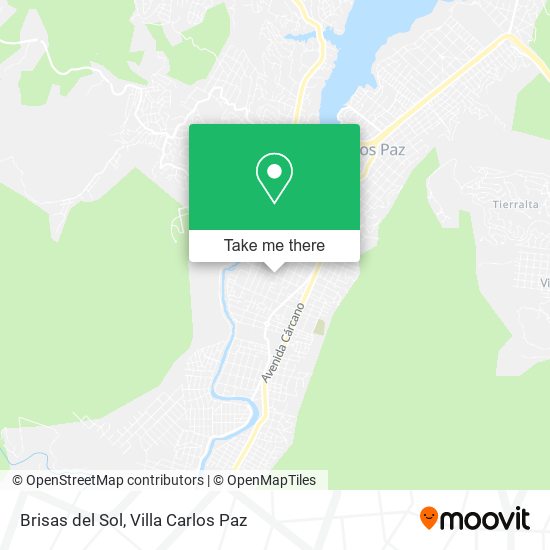 Brisas del Sol map