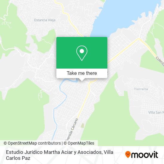 Estudio Jurídico Martha Aciar y Asociados map