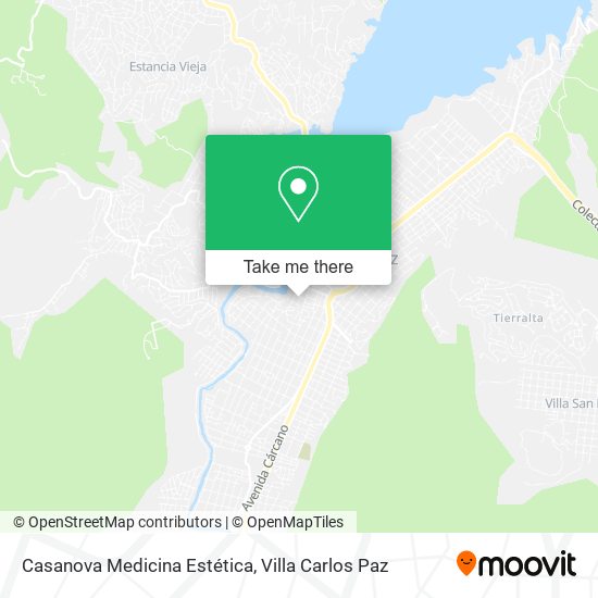 Casanova Medicina Estética map