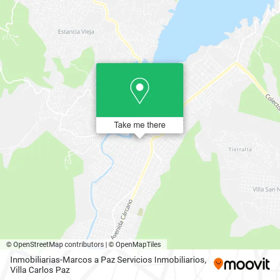 Mapa de Inmobiliarias-Marcos a Paz Servicios Inmobiliarios