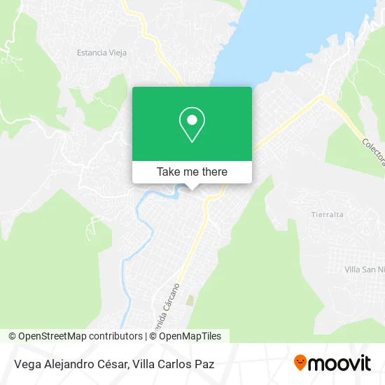 Mapa de Vega Alejandro César