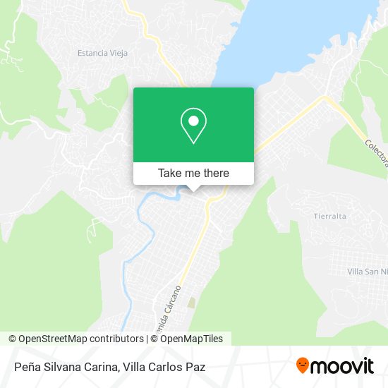 Peña Silvana Carina map