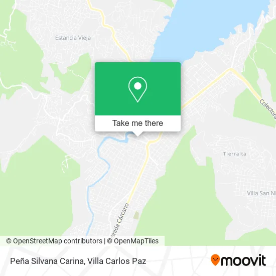 Mapa de Peña Silvana Carina