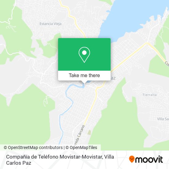 Compañía de Teléfono Movistar-Movistar map