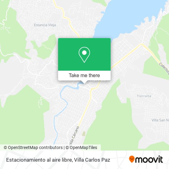 Mapa de Estacionamiento al aire libre