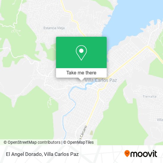 El Angel Dorado map