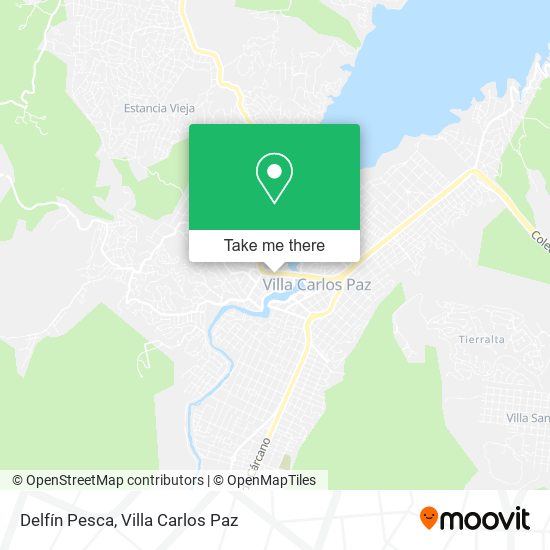 Delfín Pesca map