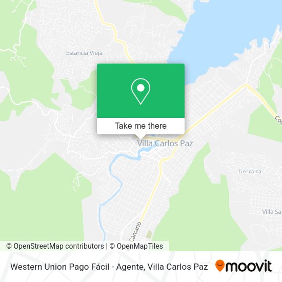 Western Union Pago Fácil - Agente map